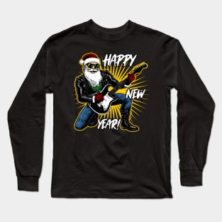 Happy New Year! / Santa is a rocker Long Sleeve T-Shirt